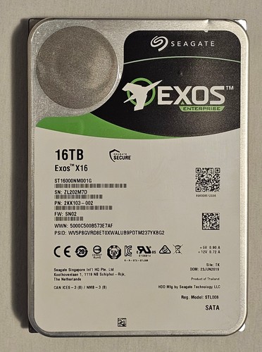 Seagate exos x16 st16000nm001g - seagate,