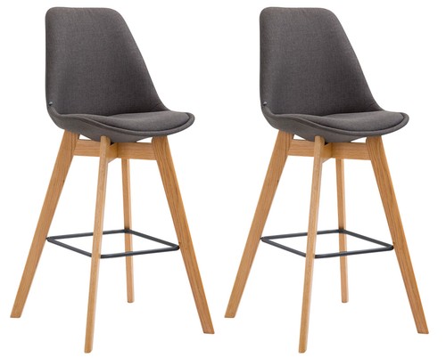 2er set barhocker metz stoff - barhocker,