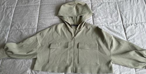 Zara damen kapuzenjacke grün - damen,