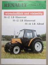 RENAULT 50-12 LB 55-12 LB 55-14 LB Allrad Traktoren Prospekt Bulldog Schlepper
