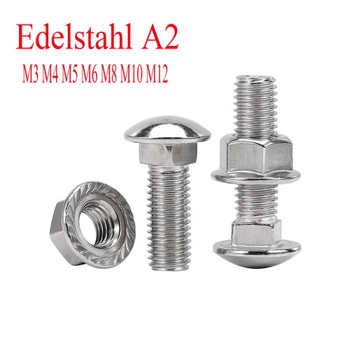 Edelstahl schloßschrauben - edelstahl,