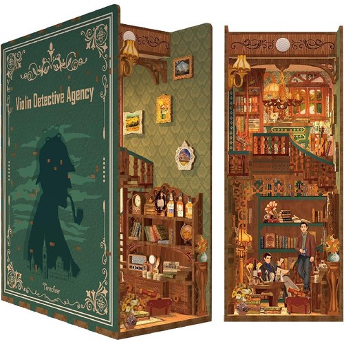 Tonecheer book nook kit - kit, 3d
