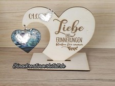 Personalisierte Holzdeko Herz