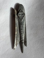 Hercules Steuerkopfschild Markenschild Fahrrad Schutzblechreiter Emblem Oldtimer