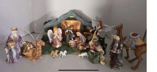 Thomas kinkade krippe star - thomas,