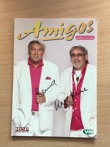 Amigos autogrammkarte - amigos,