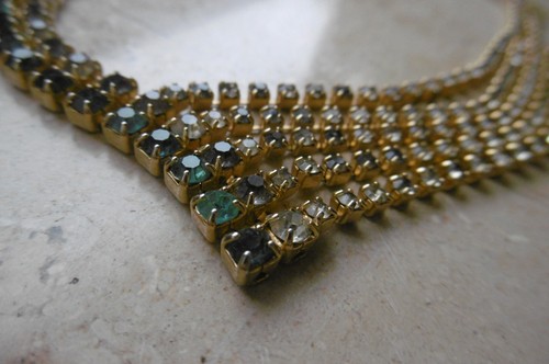 Alte herrliche strasskette aus - herrliche,