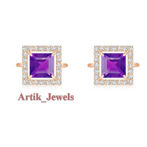 Natürlich amethyst cz - &,