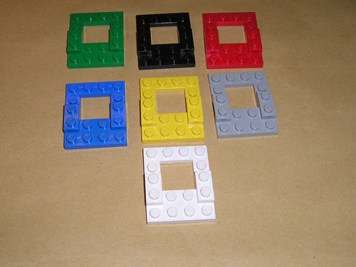 Lego fahrgestell 4x5 rahmen - 2x,