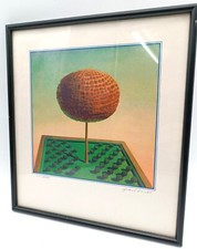 Serigrafie Rudolf Hausner "Adam´s Lebensbaum" Nr. 4245/10000, handsigniert