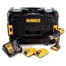 DeWalt DCD 709 D2T Akku Schlagbohrschrauber 18V 65Nm+2x Akkus 2,0Ah+Lader in Box