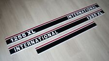 IHC Aufkleber international 1255XL Traktor Logo Emblem Sticker Label lang
