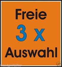 FREIE AUSWAHL  3 Stück