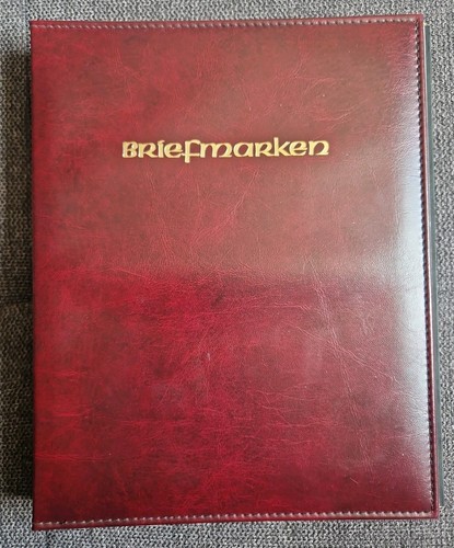 Altes briefmarkenalbum - briefmarkenalbum,