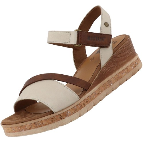 Mustang damen keil sandalette - mustang, keil-sandalette
