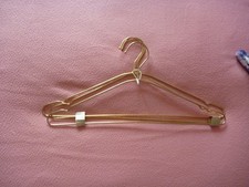 Kleiderbügel, Bügel, Kombibügel, 3 Stück, Gold, Metall ca. 37 cm