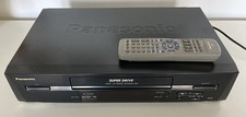 PANASONIC NV-SJ220 EG-B SUPER DRIVE VHS Videorekorder schwarz mit FB