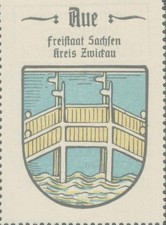 Aue / Reklamemarke Kaffee Hag