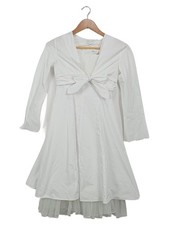 Bian Corella Mädchen festliches Kleid Gr. 146 Weiß Elegant Langarm