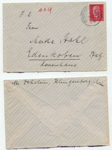 04795 beleg klingenberg - -,
