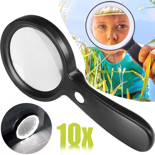 12led handlupe mit licht - handlupe, 10x