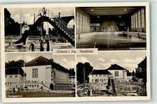 13900532 - 7300 Doebeln Schwimmbad Wasserrutsche Terrassenhof