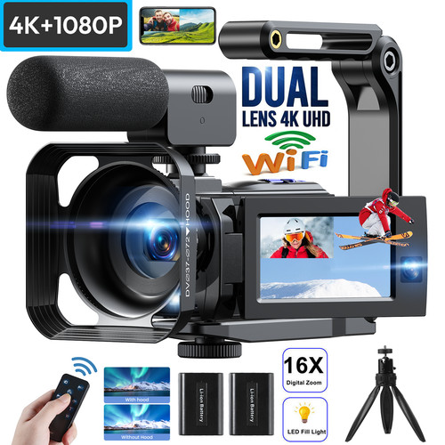 Camcorder doppelobjektiv - 5k,
