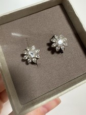 Antike Ohrringe Art Deco Paste