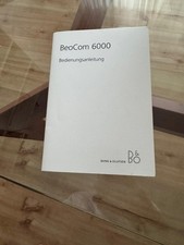 Bang Olufsen Beocom 6000 Bedienungsanleitung Handbuch