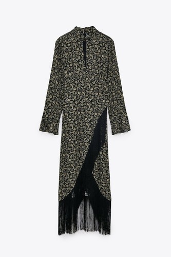 Zara maxikleid kleid - kleid, paisley