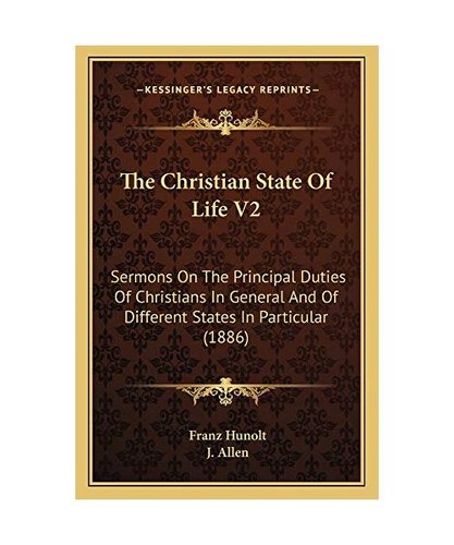 The christian state life - the, of