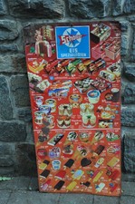 Altes Blechschild/Reklameschild 1970,Schöller Eistafel,Preischild,Retro,Original