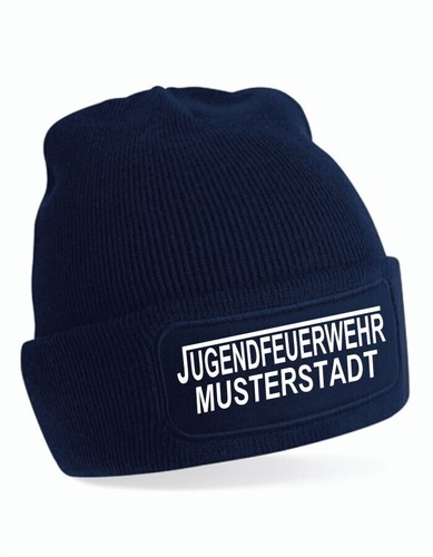 Jugendfeuerwehr strick mütze - jugendfeuerwehr, strick-mütze