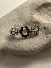 Alte Brosche mit Strass