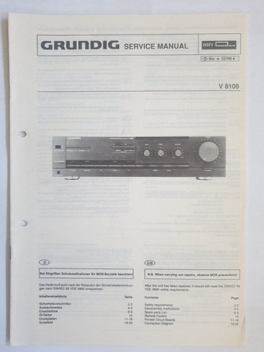 Original grundig service - original,