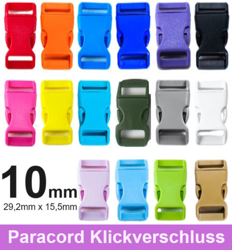 Paracord 10mm klickverschluss - paracord,