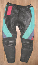 UVEX Herren- Motorrad - Lederhose / Biker - Kombihose schwarz- grün ca. 48-50