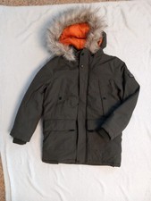 Kuschlige Winterjacke, Khaki