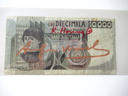 Warhol haring echte - b), a.warhol/k.haring: