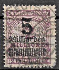 Deutsches Reich KORBDECKEL 332 AWa gestempelt (BPP FLEINER)