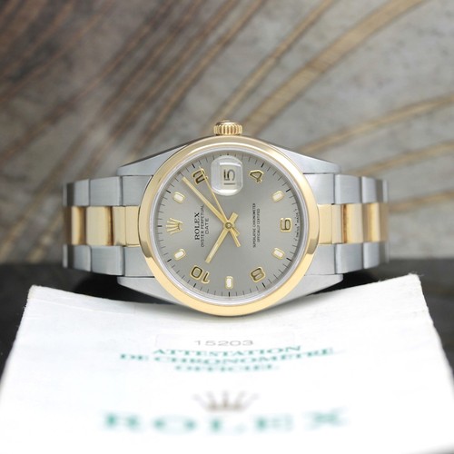Rolex date stahl gold - rolex,