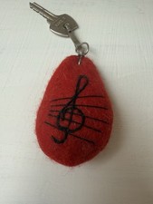 Schlüsselanhänger aus Filz