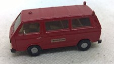 Herpa Volkswagen VW T3 Bus Kombi rot Umbau auf Feuerwehr-ELW MTW (23)
