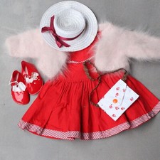 Lot altes Puppenkleid 1950er m