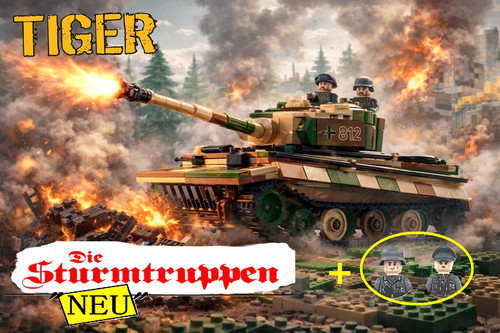 Deutscher panzer tiger - 👉1x,