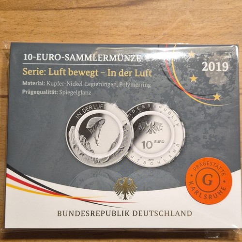 Euro gedenkmünze 2019 - 5, 10