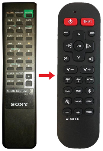 Ersatz fernbedienung für sony - für,