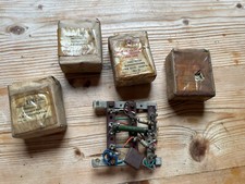 Vintage Pakete Kondensatoren Funkteile August 1956 versiegelt Congleton Ex Armee Ww2