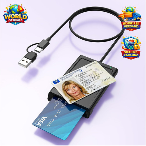 Usb c chipkartenleser - usb-a,
