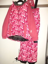 toller Skianzug Schneeanzug SCHMETTERLINGE Jacke Hose * xs exes  * 164